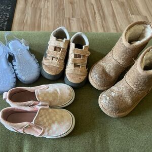 Girls Shoe Lot UGGs Vans, Mini Melissa